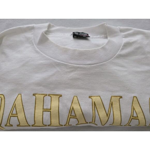 Vintage Bahamas Destination Travel Shirt Men's XXL 80s Single Stitch Made USA - Picture 10 of 11